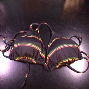 Rasta bathing suit top
